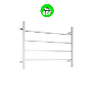 CBFTL75S Square 4 Rung Bathroom Non Heated Towel Ladder 500mm x 700mm in Stainless steel