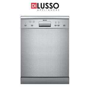 60cm Stainless Steel Freestanding Dishwasher , Has 12 place settings and 6 washing programs.
