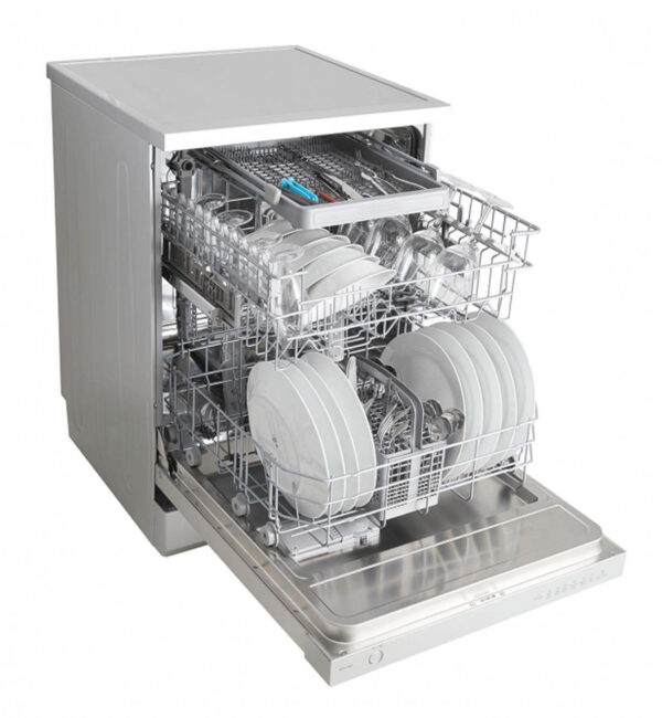 Euromaid EDW14S 60cm Dishwasher Stainless Steel 5 Program (side full)
